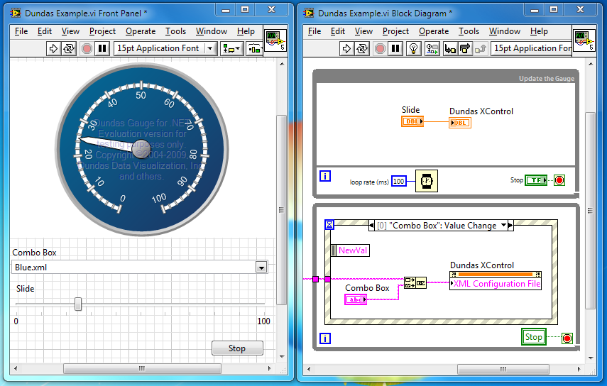 .NET Gauge in LabVIEW Example.png